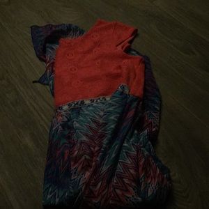 A multi colored dress